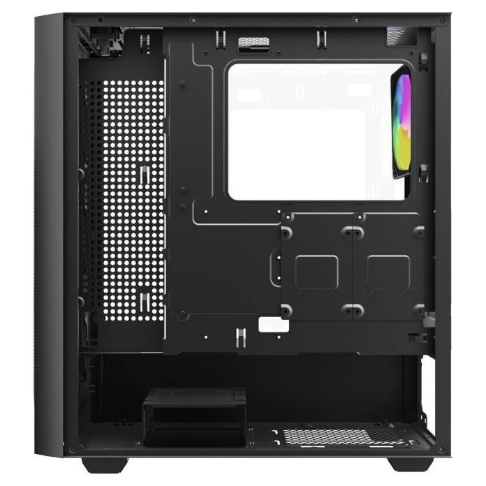 panel wejść USB i filtry przeciwkurzowe obudowy SAVIO NOCTIS FLOW RGB X1
